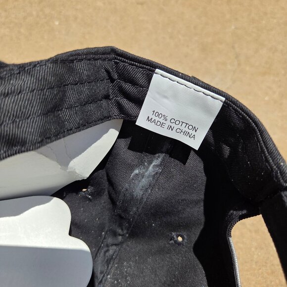 STRIPED FORD Mustang Hat NEW! vtg reflective sport americana car usa race racer - Picture 5 of 7